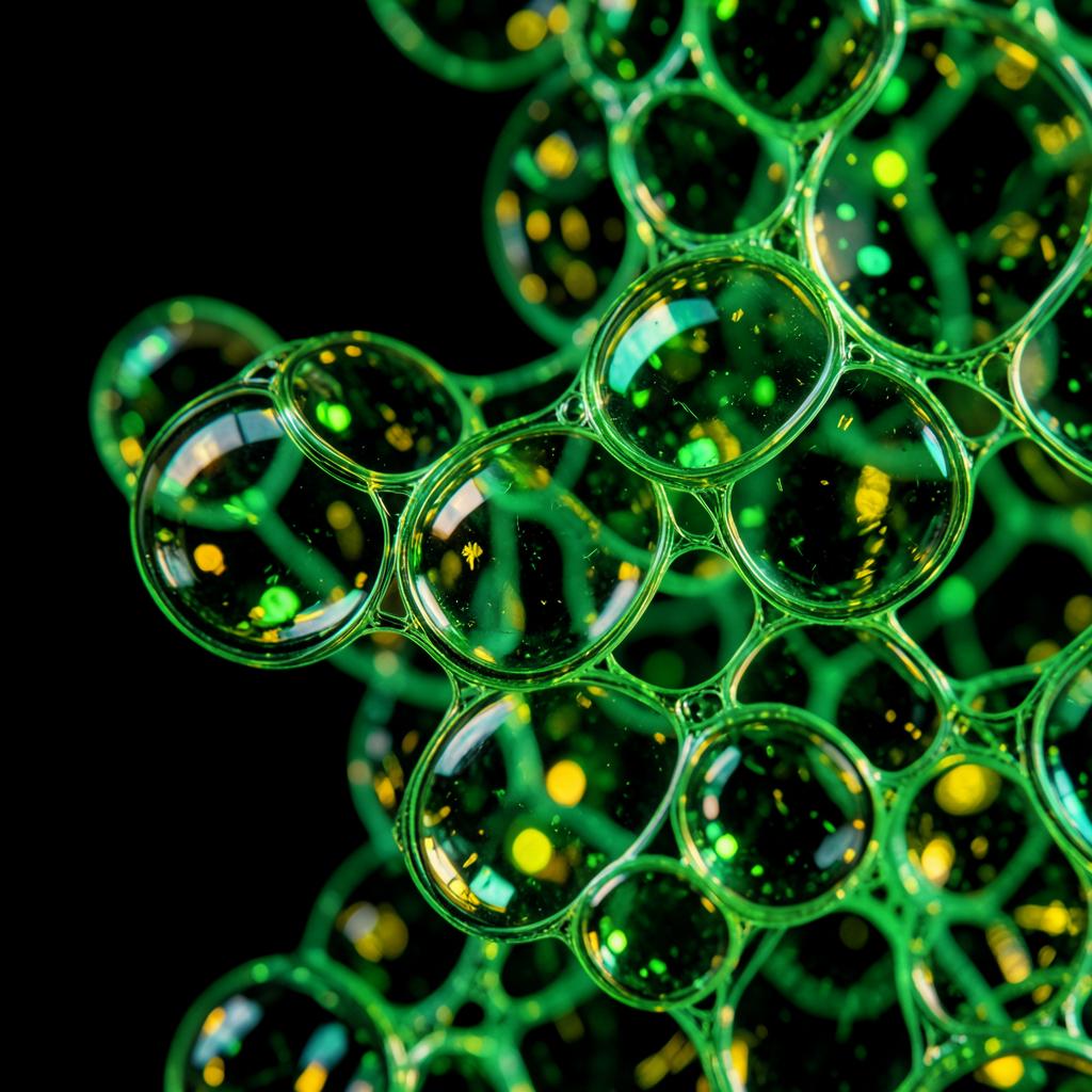 Abstract monochrome cells